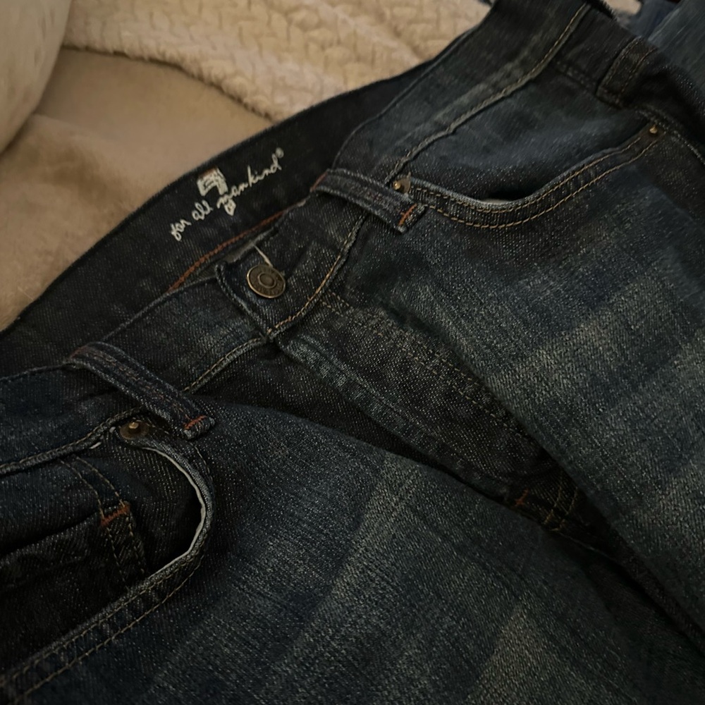 Seven7 Dark Blue Men's Straight Jeans